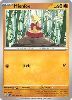 Mienfoo 052/173 Poké Ball NM (ITA)