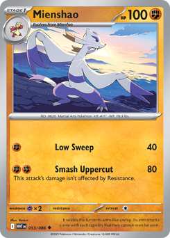 Mienshao 053/173 Poké Ball NM (ITA)
