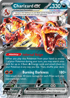 Charizard-ex 054/245 NM (ITA)