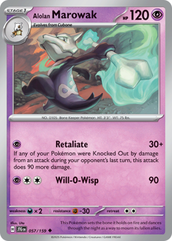 Marowak di Alola 057/190 NM (ITA)