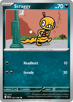 Scraggy 057/173 Poké Ball NM (ITA)