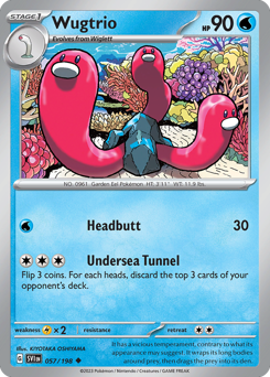 Wugtrio 057/198 Reverse NM (ITA)