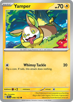 Yamper 058/218 Reverse NM (ITA)
