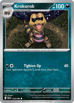 Krokorok 058/172 Master Ball NM (ITA)