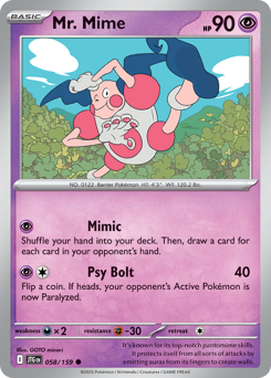 Mr. Mime 058/190 Reverse NM (ITA)