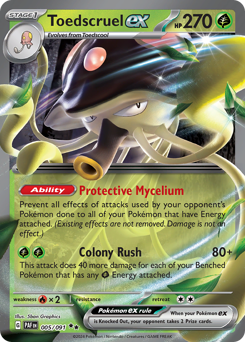 Toedscruel-ex 005/245 Reverse NM (ITA)