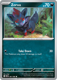 Zorua 061/173 Master Ball NM (ITA)