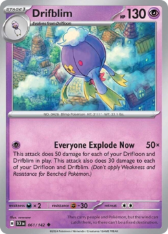 Drifblim 061/175 Reverse NM (ITA)