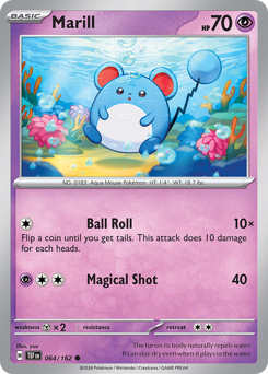 Marill 064/218 Reverse NM (ITA)