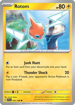 Rotom 070/198 Reverse NM (ITA)