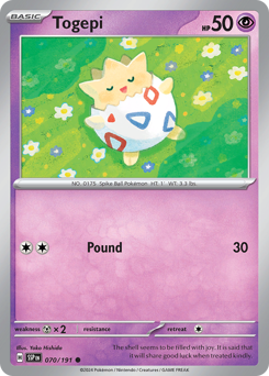 Togepi 070/252 Reverse NM (ITA)