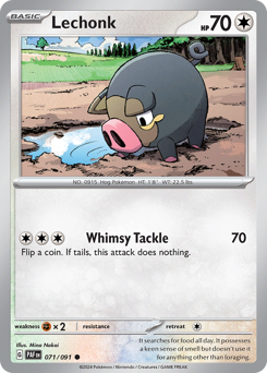 Lechonk 071/245 Reverse NM (ITA)