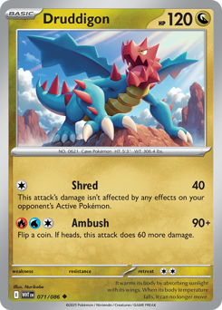 Druddigon 071/173 Master Ball NM (ITA)
