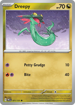 Dreepy 071/180 Master Ball NM (ITA)