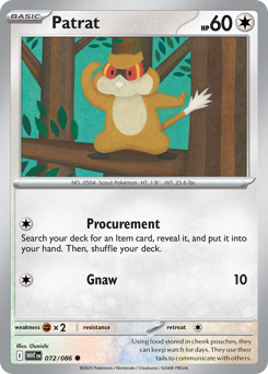 Patrat 072/173 Master Ball NM (ITA)