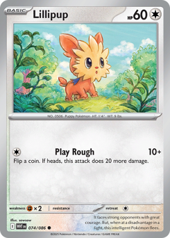 Lillipup 074/173 Master Ball NM (ITA)