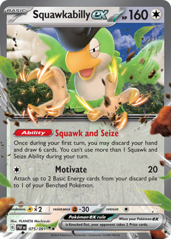 Squawkabilly-ex 075/245 Reverse NM (ITA)