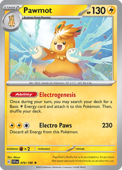 Pawmot 076/198 Reverse NM (ITA)