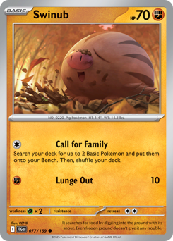 Swinub 077/190 Reverse NM (ITA)