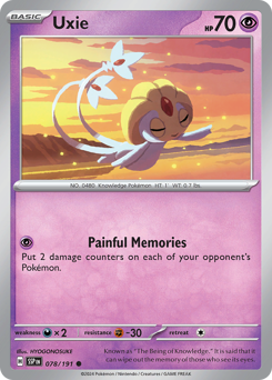 Uxie 078/252 Reverse NM (ITA)