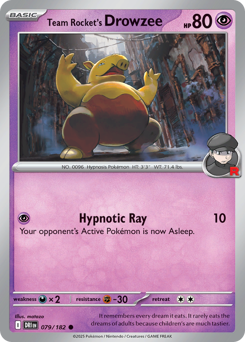 Drowzee del Team Rocket 079/244 Reverse NM (ITA)