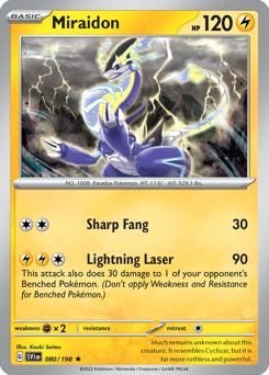 Miraidon 080/198 Reverse NM (ITA)