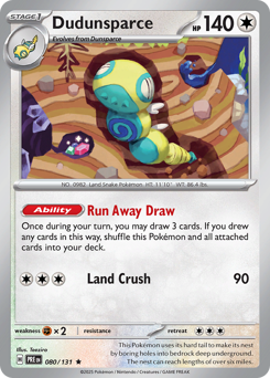 Dudunsparce 080/180 NM (ITA)