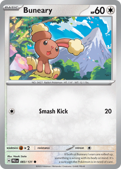 Buneary 083/180 Poké Ball NM (ITA)