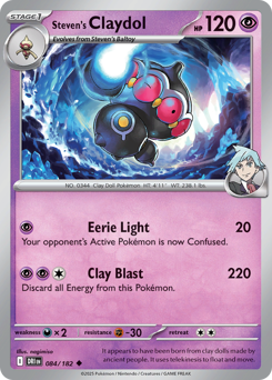 Claydol di Rocco 084/244 Reverse NM (ITA)