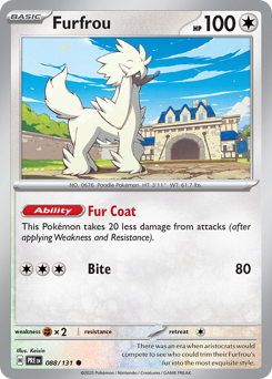 Furfrou 088/180 Poké Ball NM (ITA)