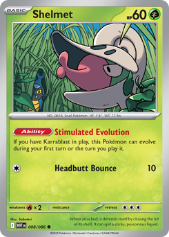 Shelmet 008/173 Poké Ball NM (ITA)