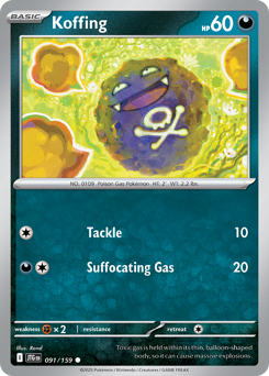Koffing 091/190 Reverse NM (ITA)