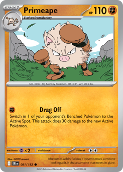 Primeape 091/244 NM (ITA)