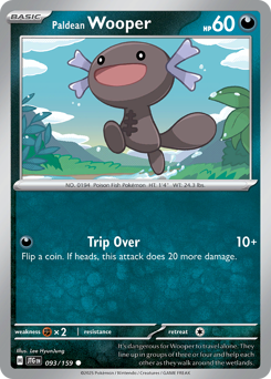 Wooper di Paldea 093/190 Reverse NM (ITA)