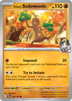 Sudowoodo di Armonio 093/244 NM (ITA)