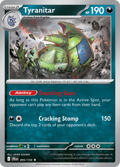 Tyranitar 095/190 Reverse NM (ITA)