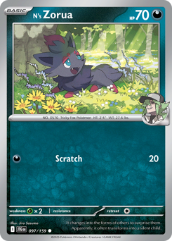 Zorua di N 097/190 Reverse NM (ITA)