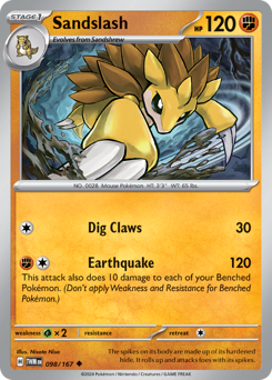 Sandslash 098/226 NM (ITA)