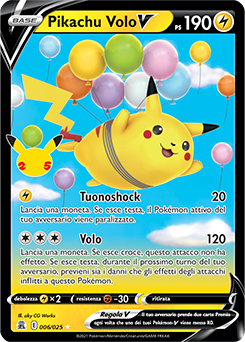Pikachu Volo-V 006/25 NM (ITA)