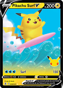 Pikachu Surf-V 008/25 NM (ITA)