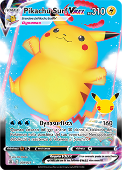 Pikachu Surf-VMAX 009/25 NM (ITA)