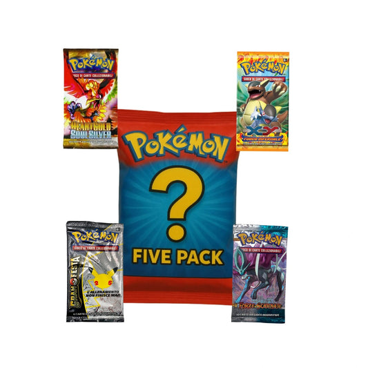 New Five Pack Pokemon Vintage