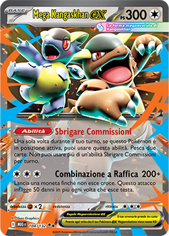 Mega Kangaskhan-ex 104/188 Reverse NM (ITA)