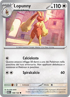 Lopunny 108/188 Reverse NM (ITA)