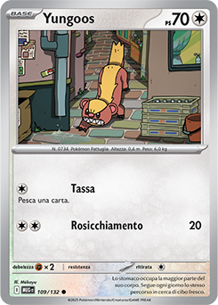 Yungoos 109/188 Reverse NM (ITA)