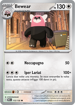 Bewear 112/188 Reverse NM (ITA)