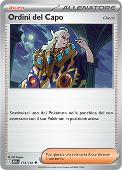 Ordini del Capo (Ghecis) 114/188 Reverse NM (ITA)