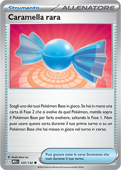Caramella Rara 125/188 Reverse NM (ITA)