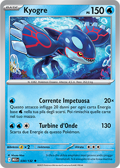 Kyogre 034/188 NM (ITA)