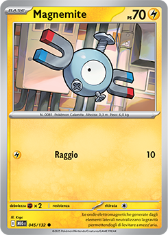Magnemite 045/188 Reverse NM (ITA)